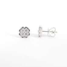 將圖片載入圖庫檢視器 18K白金鑽石耳環
