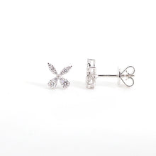 將圖片載入圖庫檢視器 18K白金鑽石耳環
